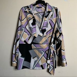 Ashley Stewart Wrap Top